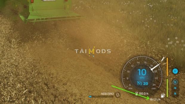 FS22 - Fuel Usage HUD V1.0.0.1 (1.7)