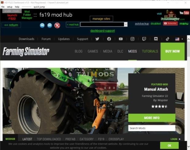 FS22 - Dashboard v3.6 (1.6)