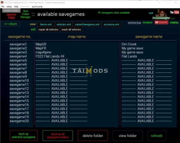 FS22 - Dashboard v3.6 (1.6) FS22 - Dashboard v3.6 (1.6)