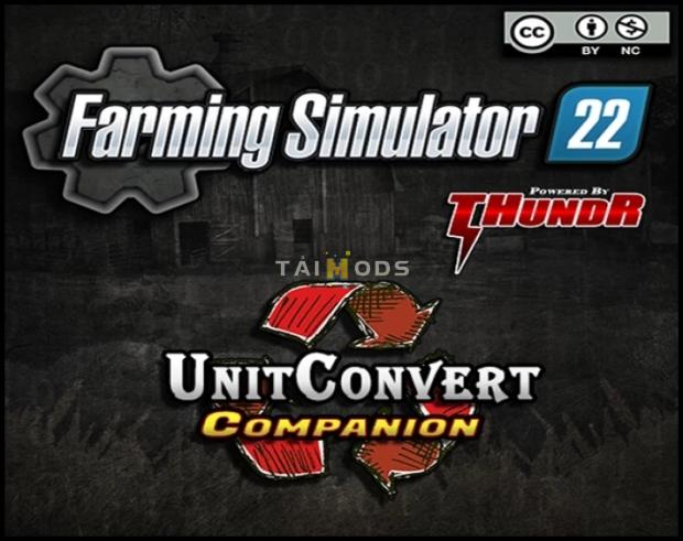 FS22 - UnitConvert Companion v1.0.0.2 (1.6) FS22 - UnitConvert Companion v1.0.0.2 (1.6)