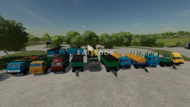 FS22 - Kamaz Pack V1.0 (1.12) FS22 - Kamaz Pack V1.0 (1.12)