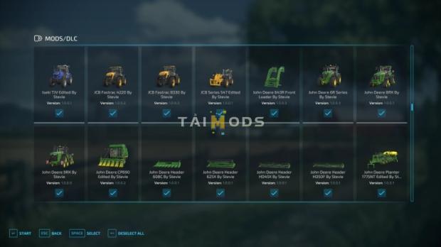 FS22 - Full Mod List Pack 18/11/2022 (1.8)