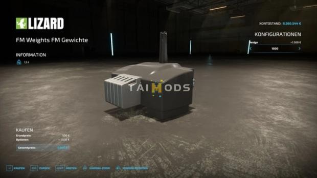 FS22 - Fire Modding Mods XXL Weights Pack V1.1.1.1 (1.3) FS22 - Fire Modding Mods XXL Weights Pack V1.1.1.1 (1.3)