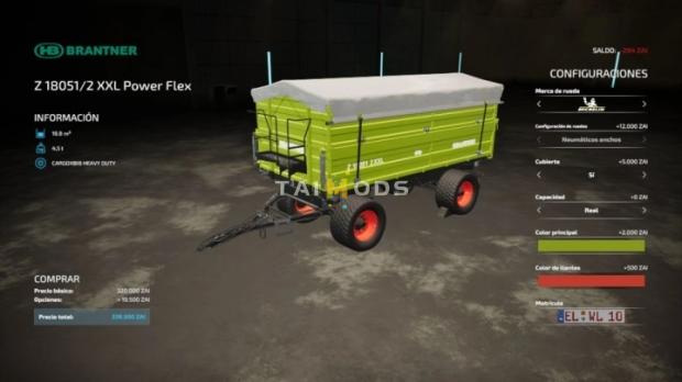 FS22 - Brantner Z 18051/2 XXL Power Flex V1.0.0.1 (1.14) FS22 - Brantner Z 18051/2 XXL Power Flex V1.0.0.1 (1.14)