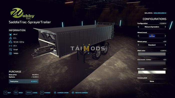 FS22 - Multi SaddleTrailer V2.0 (1.14) FS22 - Multi SaddleTrailer V2.0 (1.14)