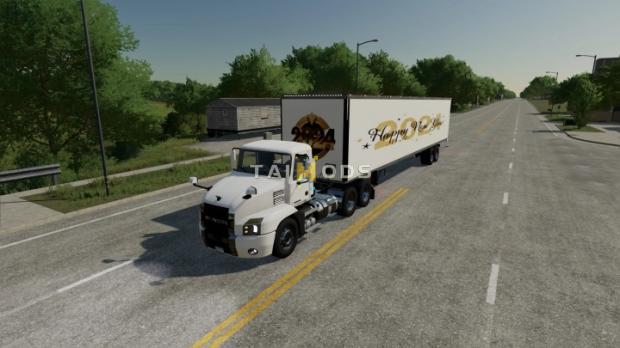 FS22 - 2024 New Years Dry Van V1.0 (1.13) FS22 - 2024 New Years Dry Van V1.0 (1.13)