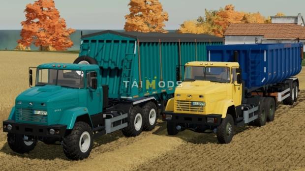 FS22 - Kraz 6443 & Trailers V1.0 (1.14) FS22 - Kraz 6443 & Trailers V1.0 (1.14)