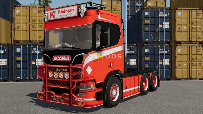 FS22 - Scania R650 Kleinjan Transport B.V V1.0 (1.14)