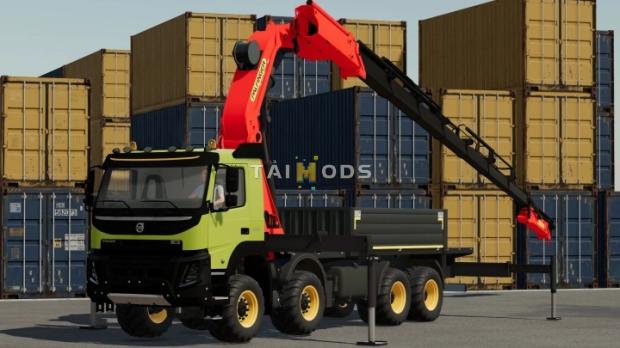 FS22 - Volvo FMX Truck with Palfinger Crane V1.0 (1.14) FS22 - Volvo FMX Truck with Palfinger Crane V1.0 (1.14)