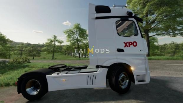 FS22 - Mercedes Actros 2022 XPO Logistics V1.0 (1.14)