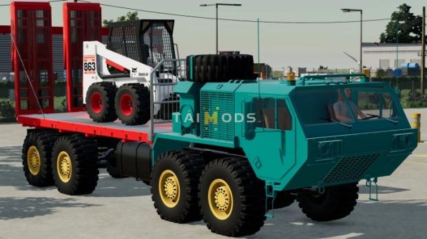 FS22 - Oshkosk Defense Flatbed Truck V1.0 (1.14) FS22 - Oshkosk Defense Flatbed Truck V1.0 (1.14)