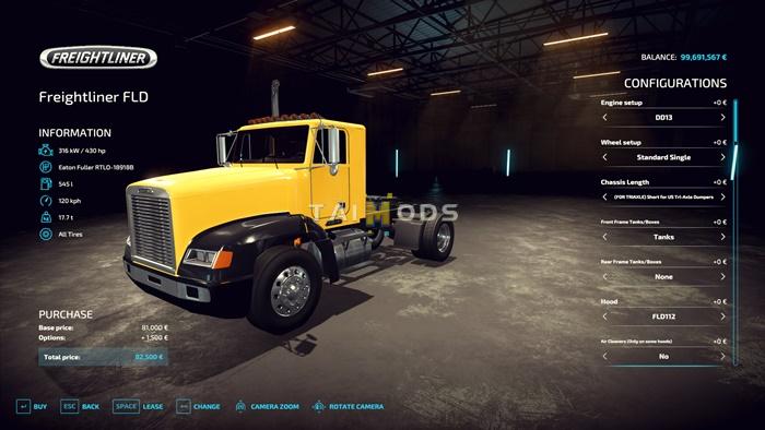 FS22 - Freightline FLD DD13/60 Series V1.0 (1.14) FS22 - Freightline FLD DD13/60 Series V1.0 (1.14)