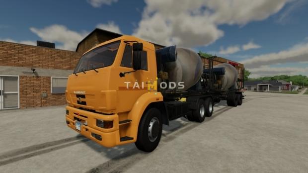 FS22 - Kamaz 45143 Concrete Mixer V2.0 (1.13) FS22 - Kamaz 45143 Concrete Mixer V2.0 (1.13)