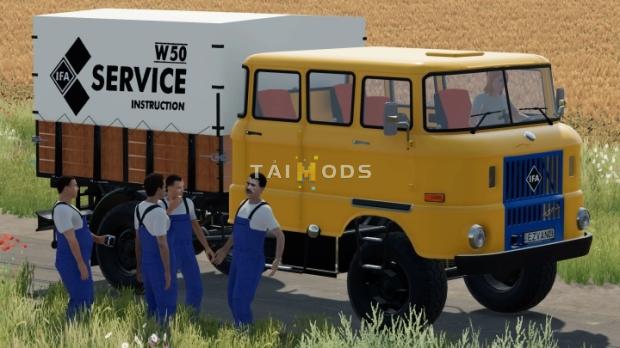 FS22 - IFA W50 Service Truck V2.0 (1.13) FS22 - IFA W50 Service Truck V2.0 (1.13)