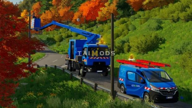 FS22 - Renault D14 PEMP 15M with Workshop V1.1 (1.13) FS22 - Renault D14 PEMP 15M with Workshop V1.1 (1.13)