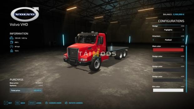 FS22 - Volvo VHD Series V1.0 (1.10) FS22 - Volvo VHD Series V1.0 (1.10)