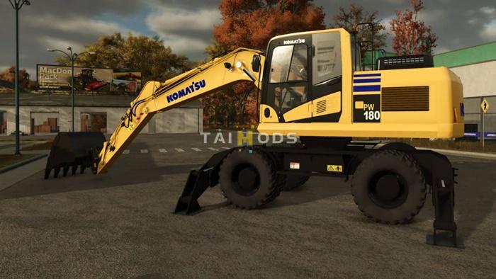 FS25 - Komatsu PW180 V1.0 () FS25 - Komatsu PW180 V1.0 ()
