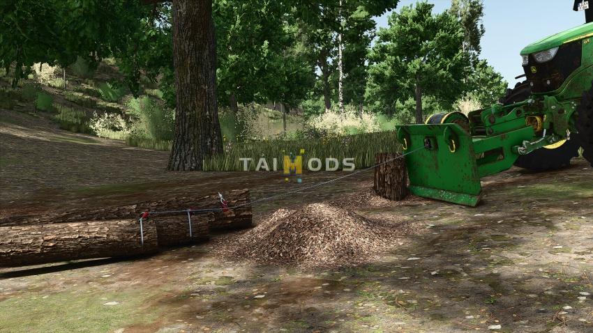 FS25 - Winch Attachment V1.0 () FS25 - Winch Attachment V1.0 ()