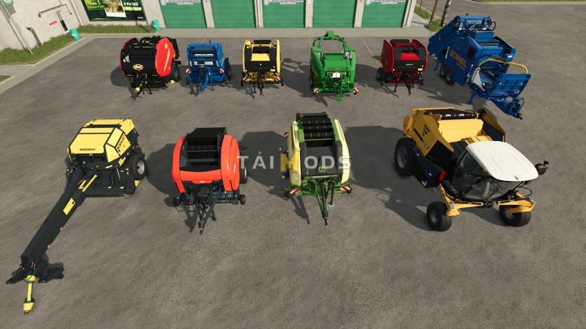 FS25 - Selectable Bale Capacity Pack V1.4 () FS25 - Selectable Bale Capacity Pack V1.4 ()