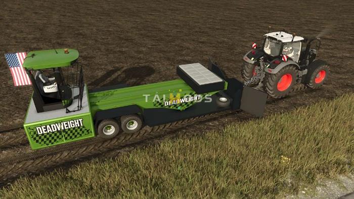 FS25 - Tractor Pulling Sled V1.0 () FS25 - Tractor Pulling Sled V1.0 ()