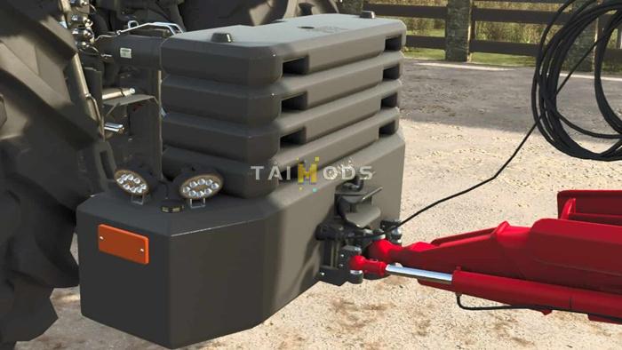 FS25 - Hi-Vis LED-Lights Tractor Front Weight V1.0 () FS25 - Hi-Vis LED-Lights Tractor Front Weight V1.0 ()
