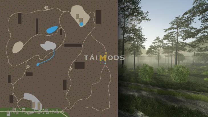 FS25 - Greenwood Forest Map V1.0 ()