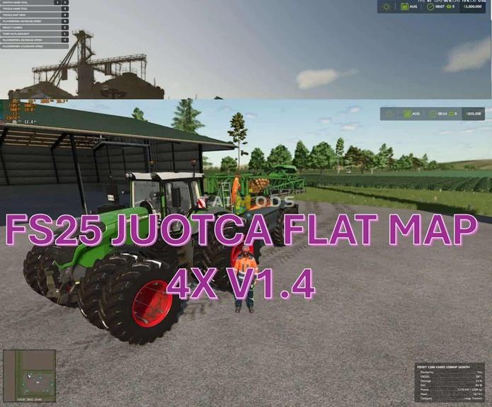 FS25 - Juotca Flat Map 4X V1.4 () FS25 - Juotca Flat Map 4X V1.4 ()