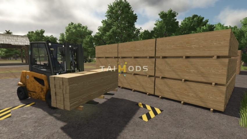 FS25 - Storage For Pallets Of Boards, Planks, And Wooden Beams. V1.0 () FS25 - Storage For Pallets Of Boards, Planks, And Wooden Beams. V1.0 ()