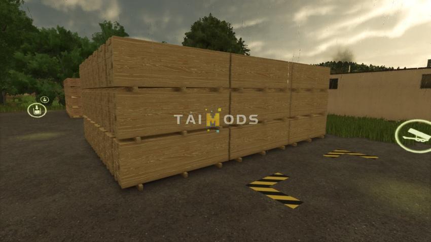 FS25 - Storage For Pallets Of Boards, Planks, And Wooden Beams. V1.0 () FS25 - Storage For Pallets Of Boards, Planks, And Wooden Beams. V1.0 ()