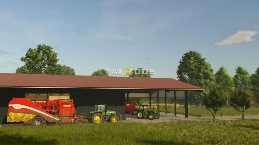 FS25 - Crate Storage Shed V1.0 () FS25 - Crate Storage Shed V1.0 ()