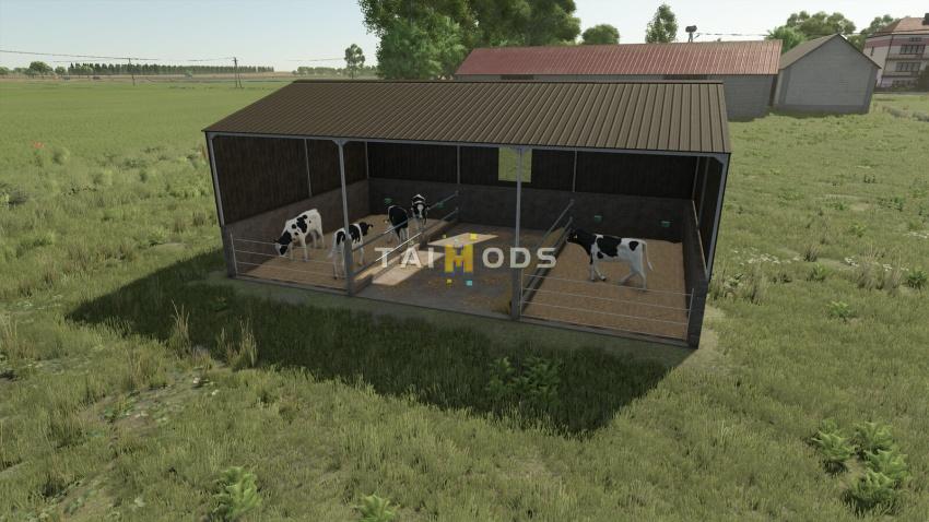 FS25 - Metal CowShed V1.0 () FS25 - Metal CowShed V1.0 ()