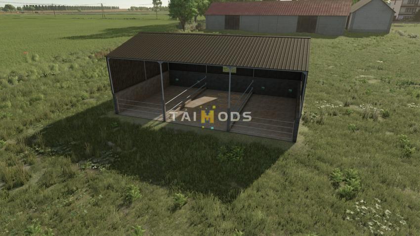 FS25 - Metal CowShed V1.0 () FS25 - Metal CowShed V1.0 ()