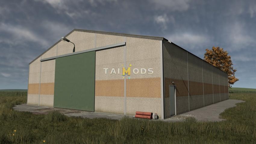 FS25 - Concrete Panel Grain Shed V1.0 () FS25 - Concrete Panel Grain Shed V1.0 ()