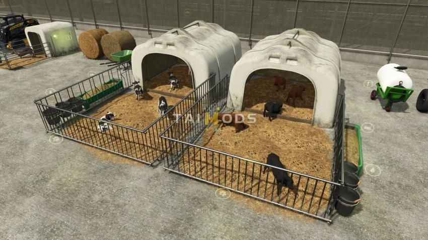 FS25 - Lizard Calf Huts V1.2 ()