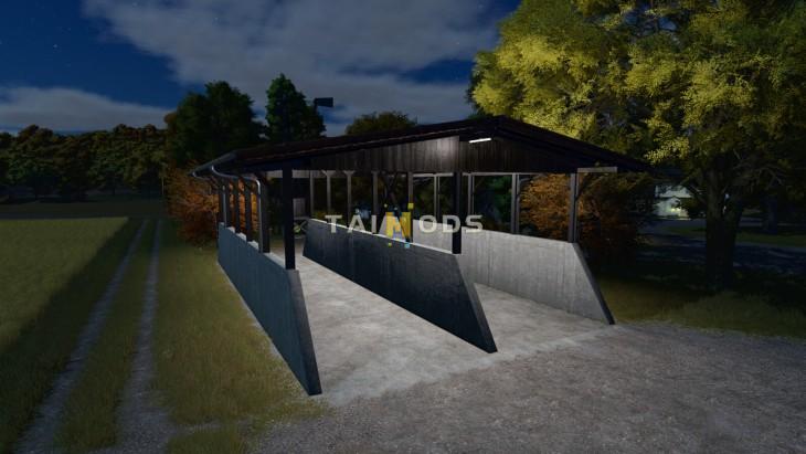 FS25 - Covered Silage Silo V1.0 ()
