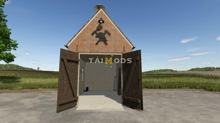 FS25 - Placeable GDR Fire Station V1.0 () FS25 - Placeable GDR Fire Station V1.0 ()