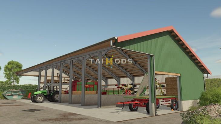 FS25 - Open Shed V1.0 () FS25 - Open Shed V1.0 ()