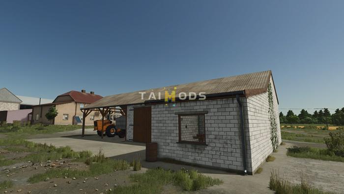 FS25 - Placeable Old Medium Shed V1.0 ()