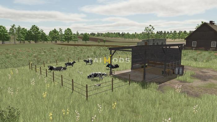 FS25 - Polish Pasture for Cows V1.0 ()