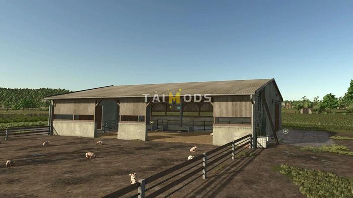 FS25 - Medium Pig Shed V1.0 ()