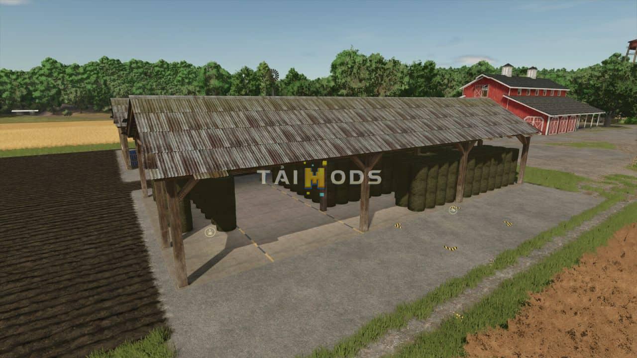 FS25 - Carpenter Old Pallets And Bale Storage V1.2 () FS25 - Carpenter Old Pallets And Bale Storage V1.2 ()