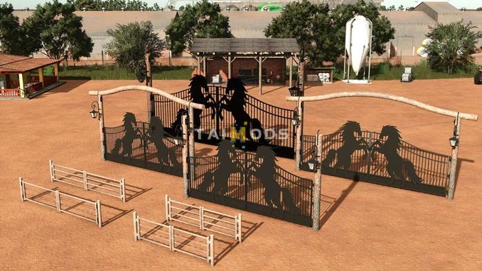 FS25 - Ranch Gates Fences Pack V1.8.1.2 ()