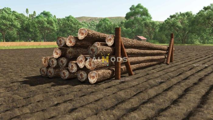 FS25 - Wooden Support V1.0 () FS25 - Wooden Support V1.0 ()