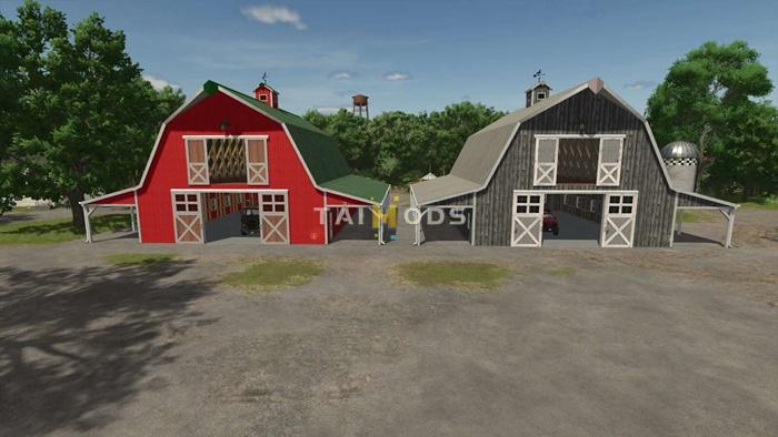 FS25 - American Barn with Storage V1.0 () FS25 - American Barn with Storage V1.0 ()