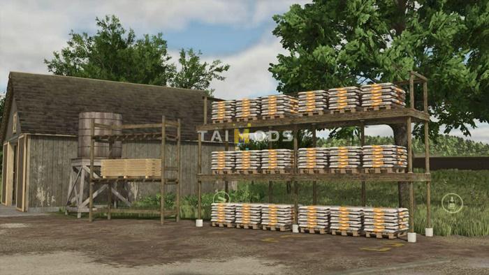 FS25 - Pallet Storage V1.1 () FS25 - Pallet Storage V1.1 ()