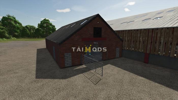 FS25 - Ballam Rd New Cattleshed V1.0 ()