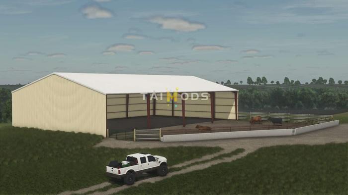 FS25 - Large Metal Frame Shed V1.0 () FS25 - Large Metal Frame Shed V1.0 ()