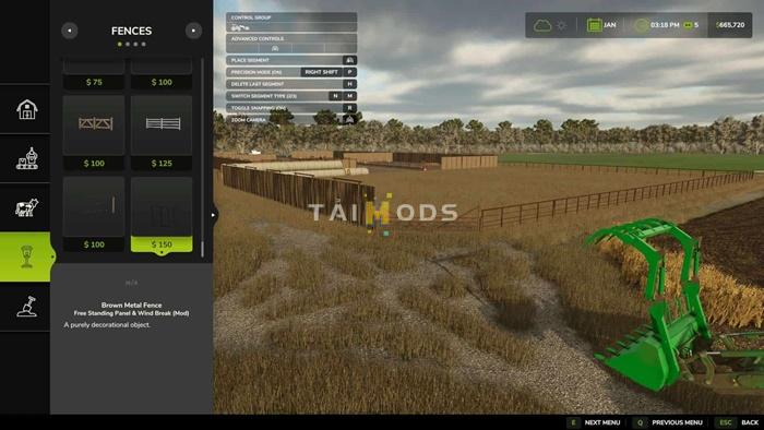 FS25 - Windbreak & Panels V1.0 () FS25 - Windbreak & Panels V1.0 ()