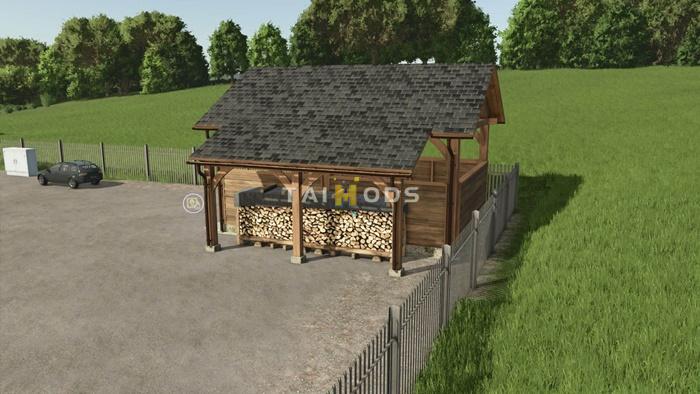 FS25 - Wood Chips Storage V1.0 () FS25 - Wood Chips Storage V1.0 ()