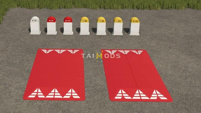 FS25 - Placeable French Panels V1.0 () FS25 - Placeable French Panels V1.0 ()